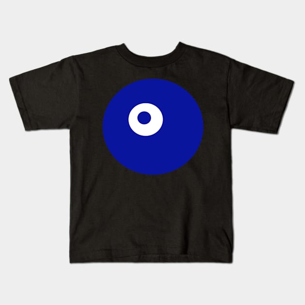 blue evil eye Kids T-Shirt by carleemarkle